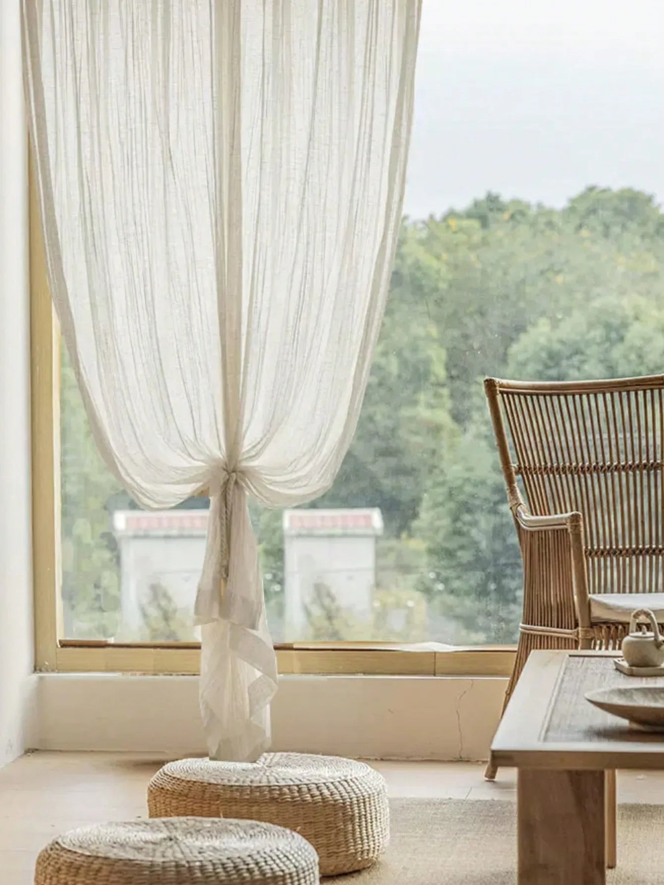 Modern Curtain – Luxury, Linen, Blackout, Breathable, Living Room and Bedroom, Thermal Insulation