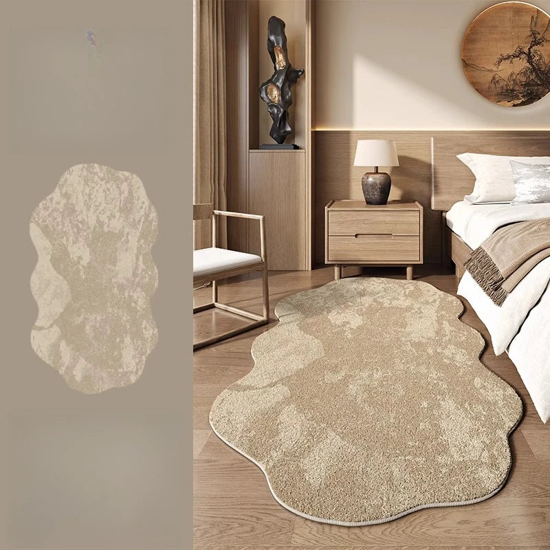 Luxury Irregular Rug for Living Room and Bedroom