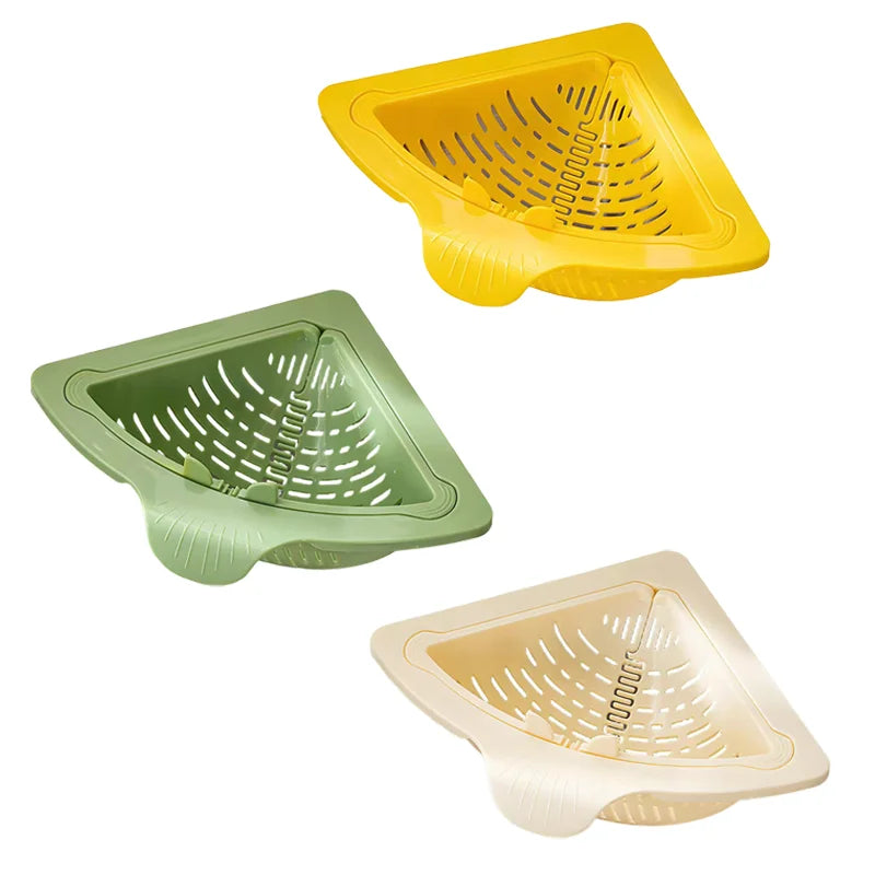 Magnetic Sink Basket with Triangular Drain