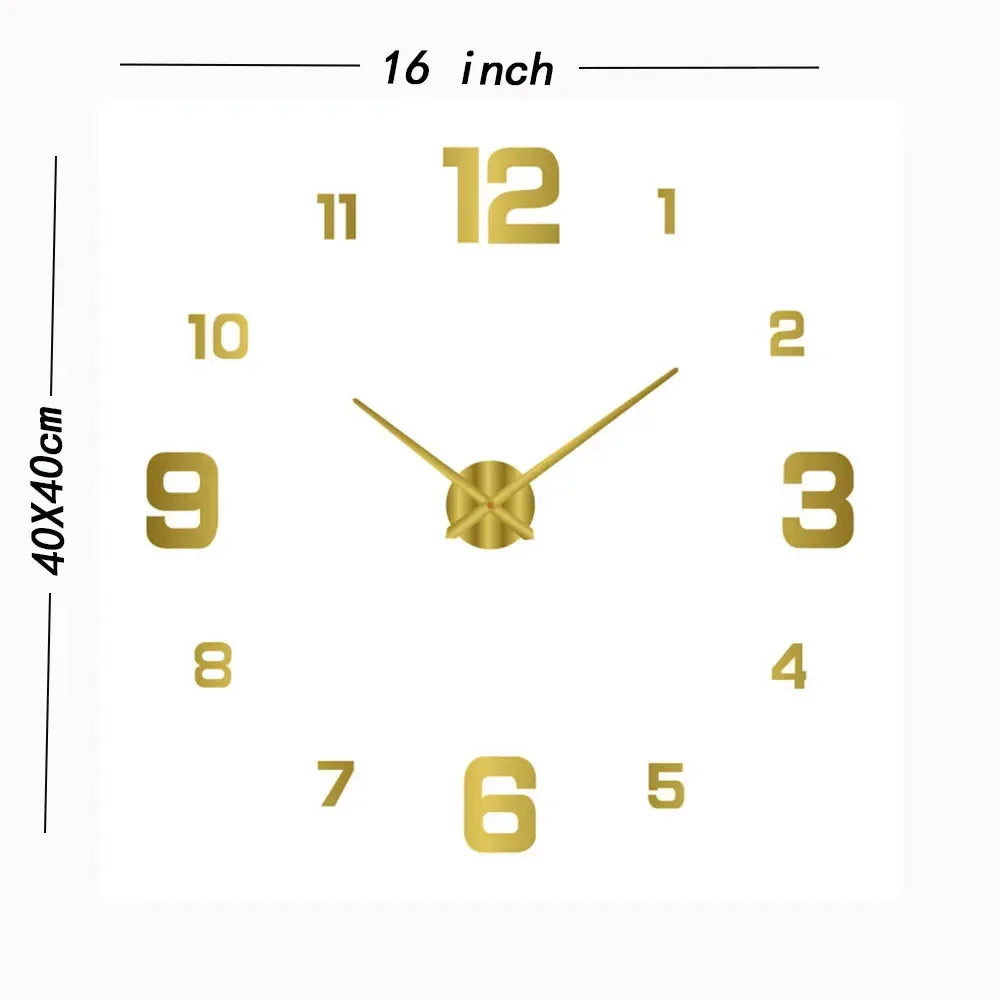 Modern and silent wall clock