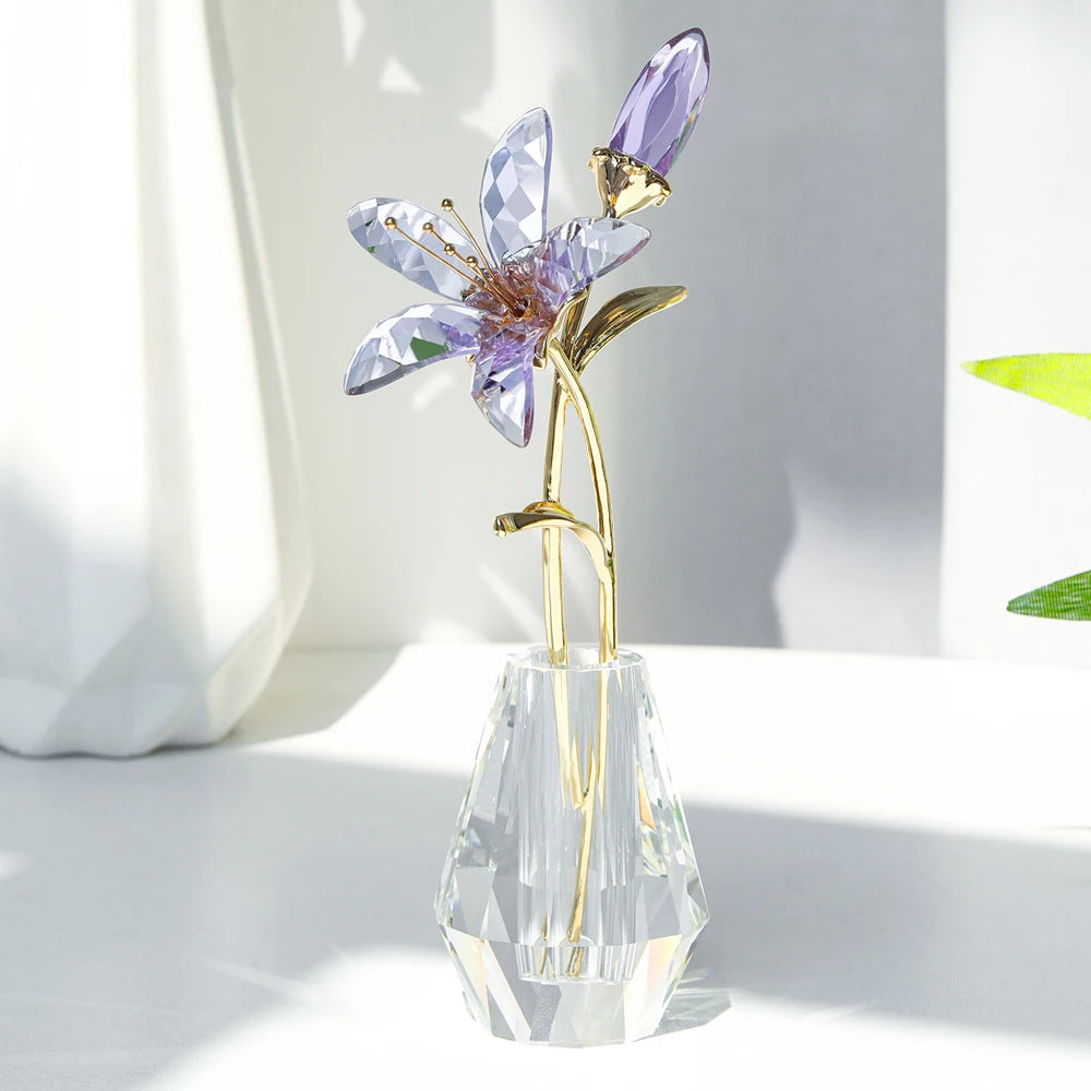 Crystal Calla Lily Sculpture