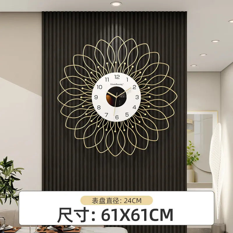 Creative Nordic Metal Wall Clock