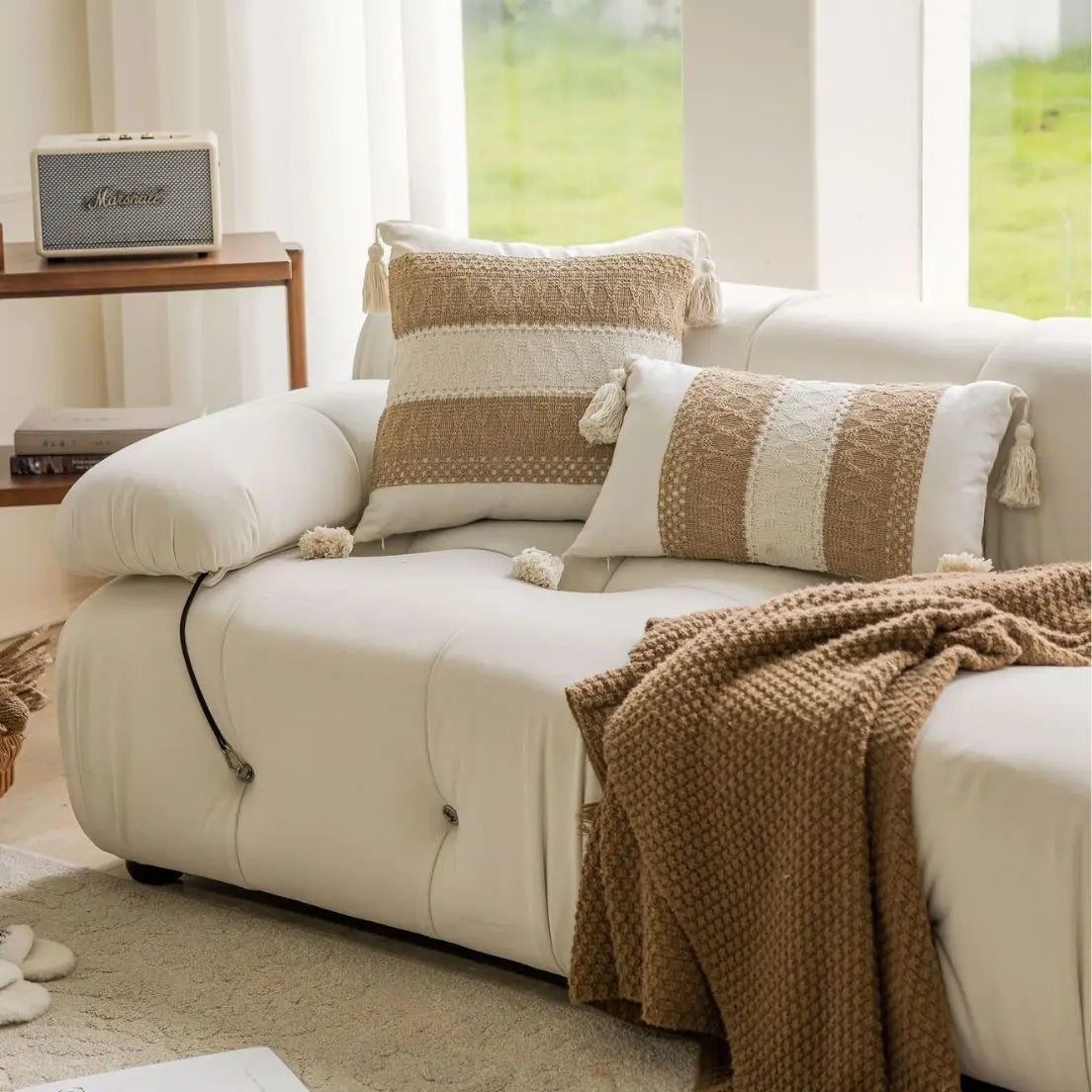 Decorative American Jacquard Cushion Cover