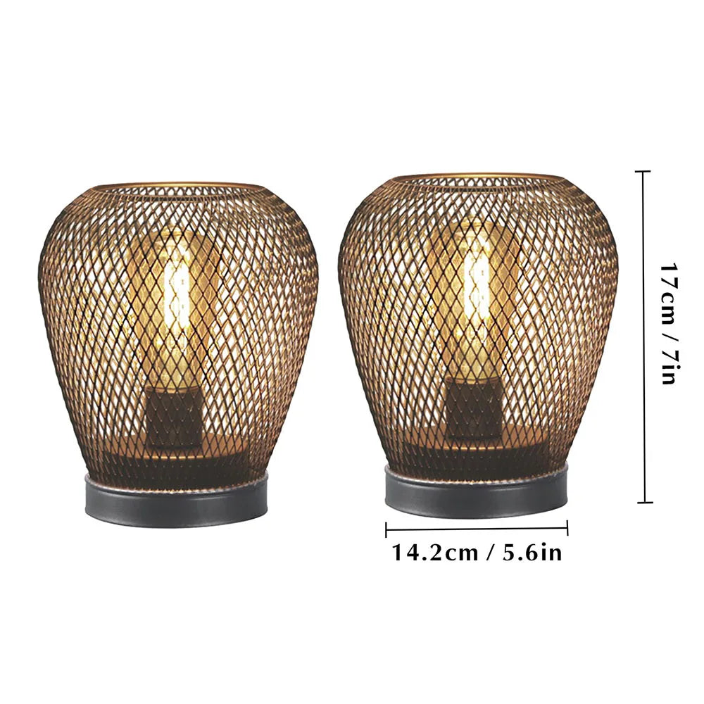 Decorative LED Metal Lantern (2 Units)