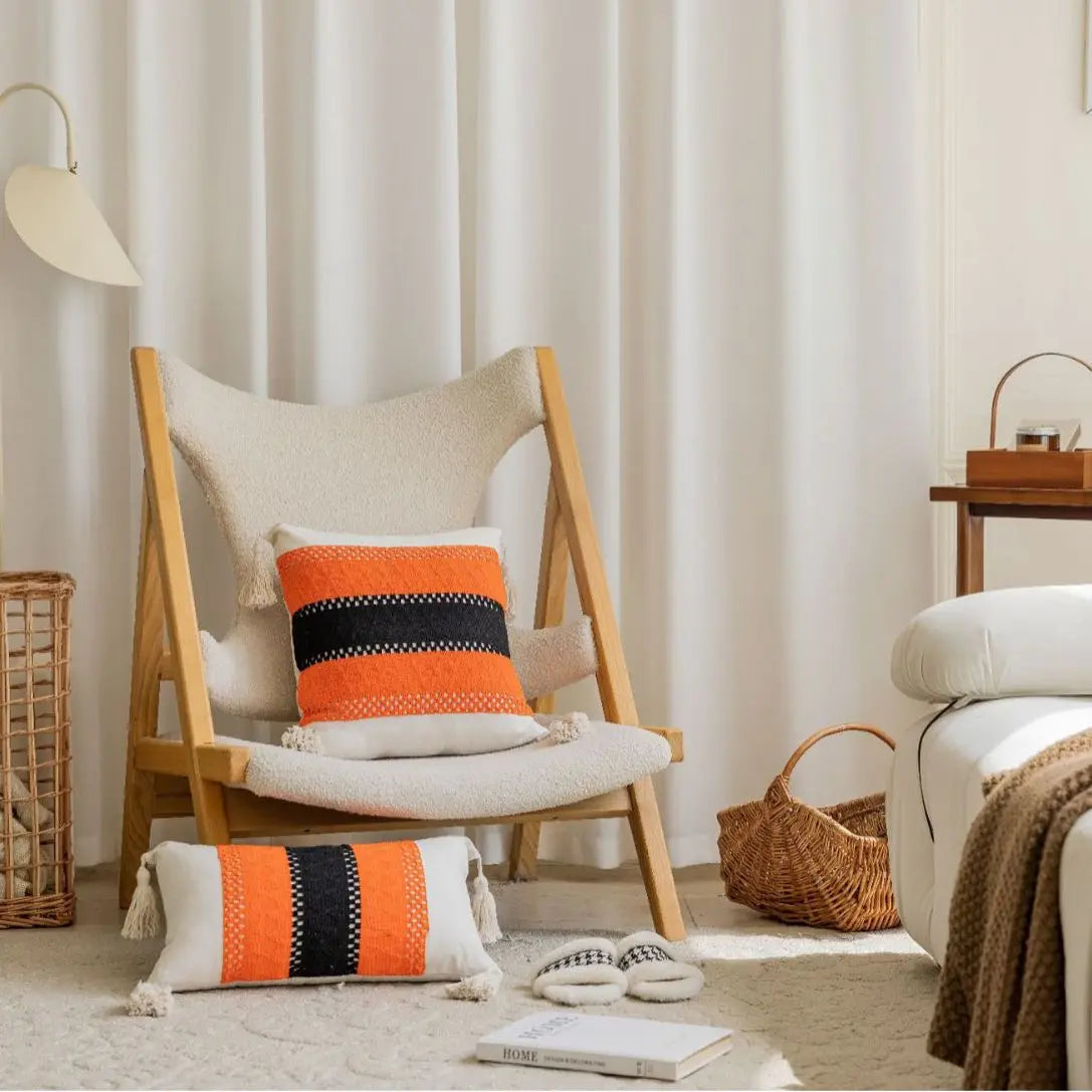 Decorative American Jacquard Cushion Cover