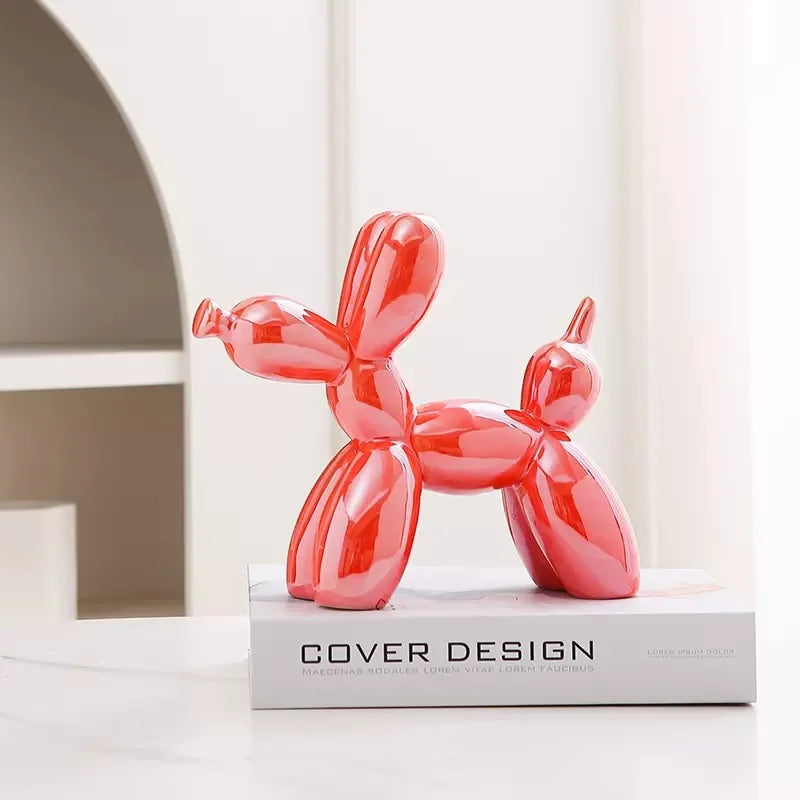 Ceramic Balloon Dog Sculpture