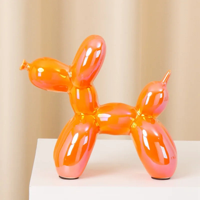 Ceramic Balloon Dog Sculpture