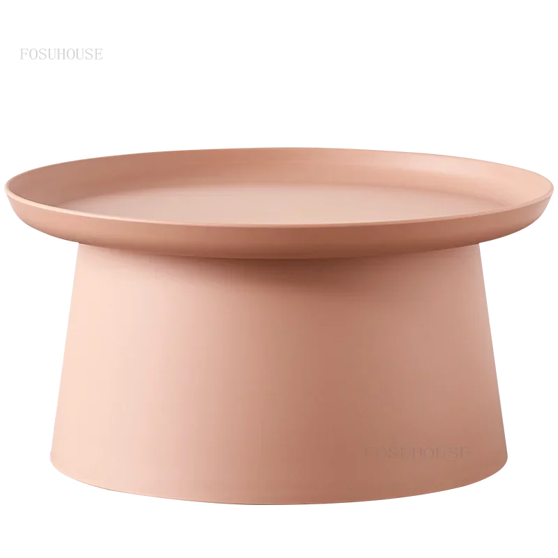 Nordic Round Side Table – Compact for Center and Bedroom