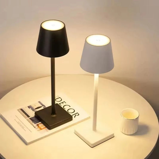 Rechargeable LED Table Lamp – Touch Control, 3 Levels, Creative Environment