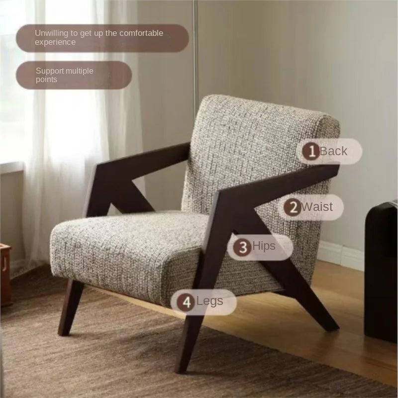 Lazy Sofa Chair Designer 2025 – French Nordic Style