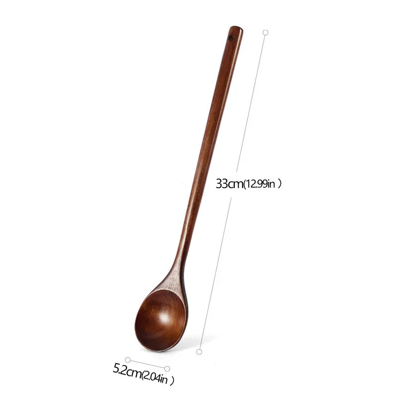 Korean Style Long Wooden Spoons