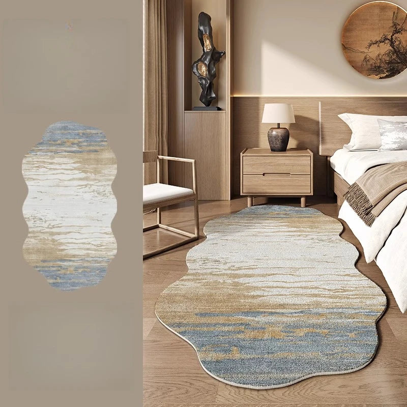 Luxury Irregular Rug for Living Room and Bedroom