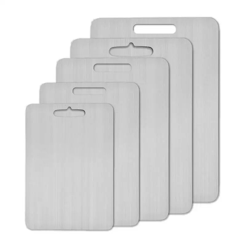 304 Stainless Steel Cutting Board – Double-Sided
