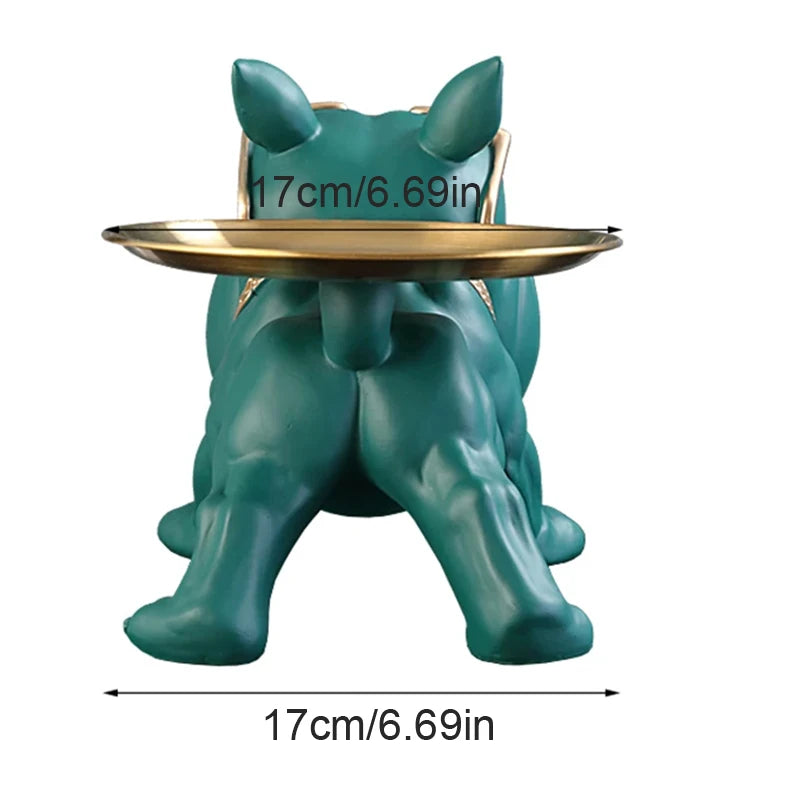 Decorative Resin Bulldog Sculpture
