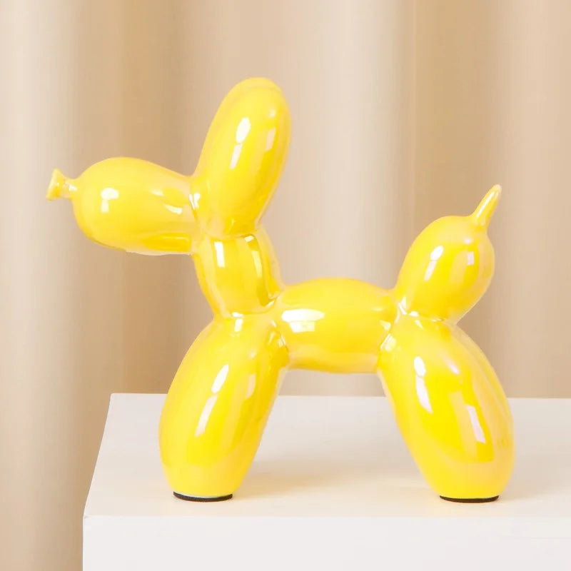 Ceramic Balloon Dog Sculpture