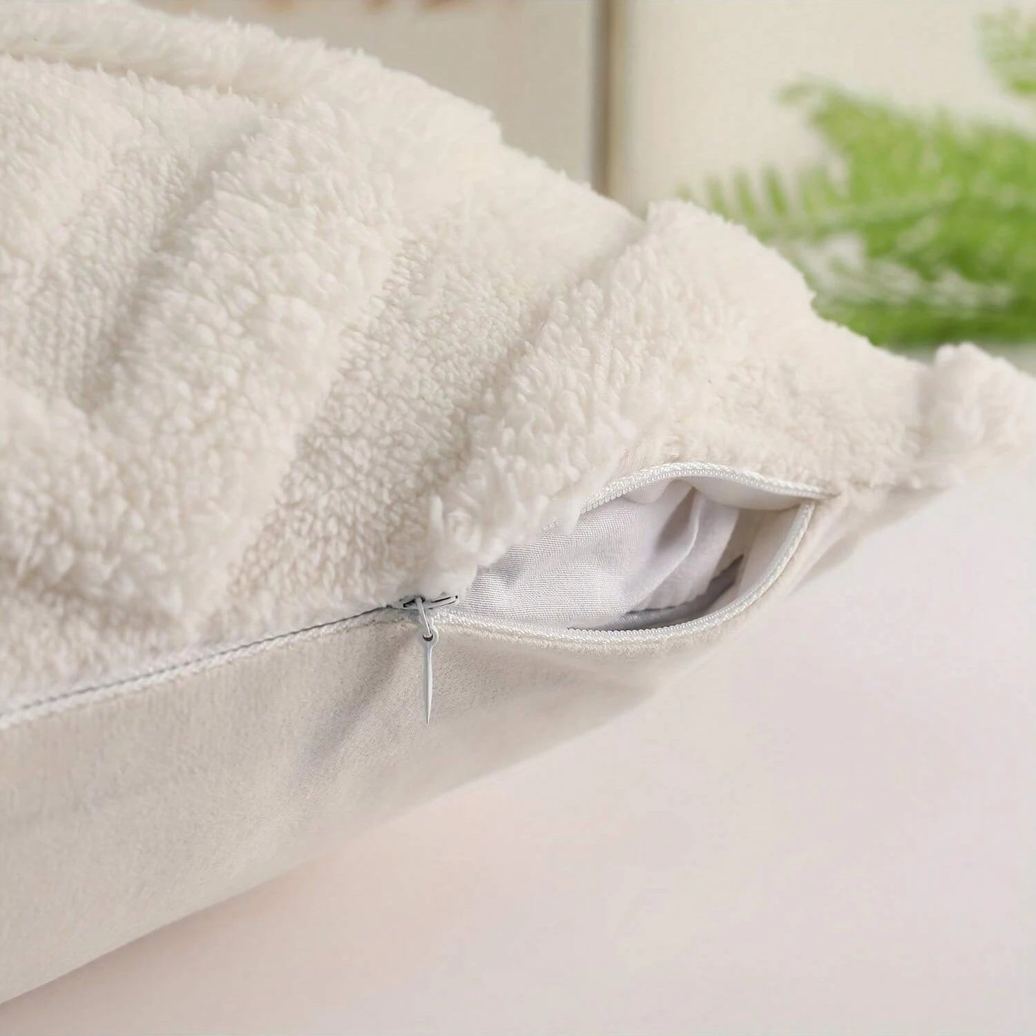 Decorative Plush Fleece Pillow Cover