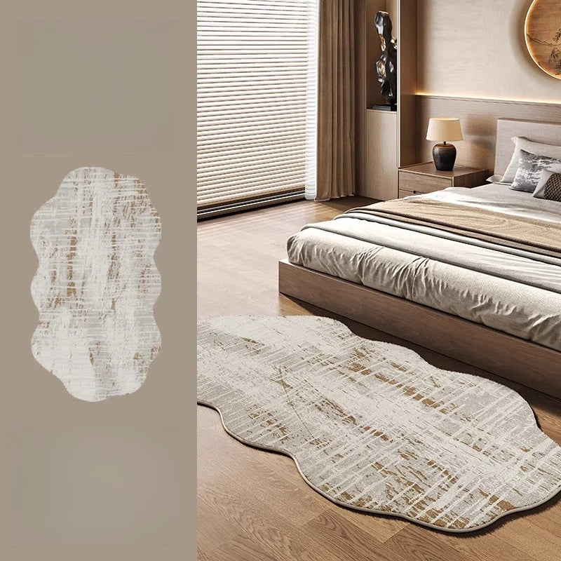 Luxury Irregular Rug for Living Room and Bedroom