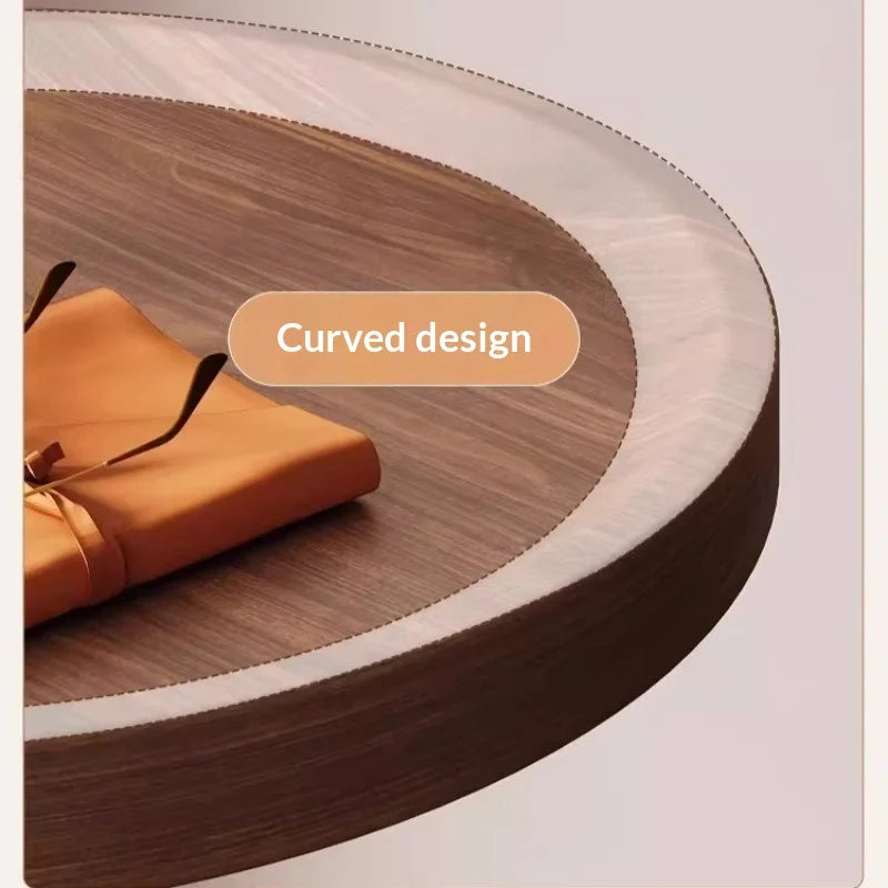 Modern Wooden Nightstand with 2 Drawers