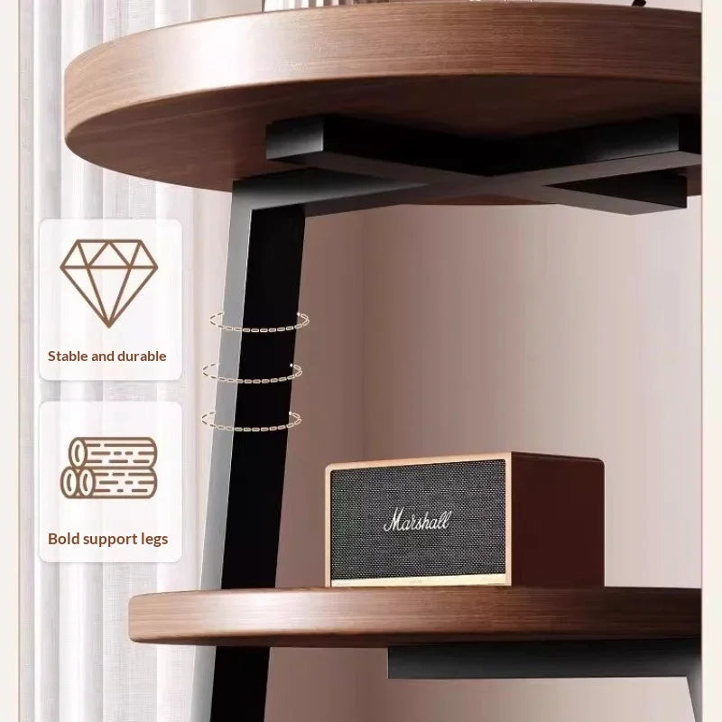 Modern Wooden Nightstand with 2 Drawers