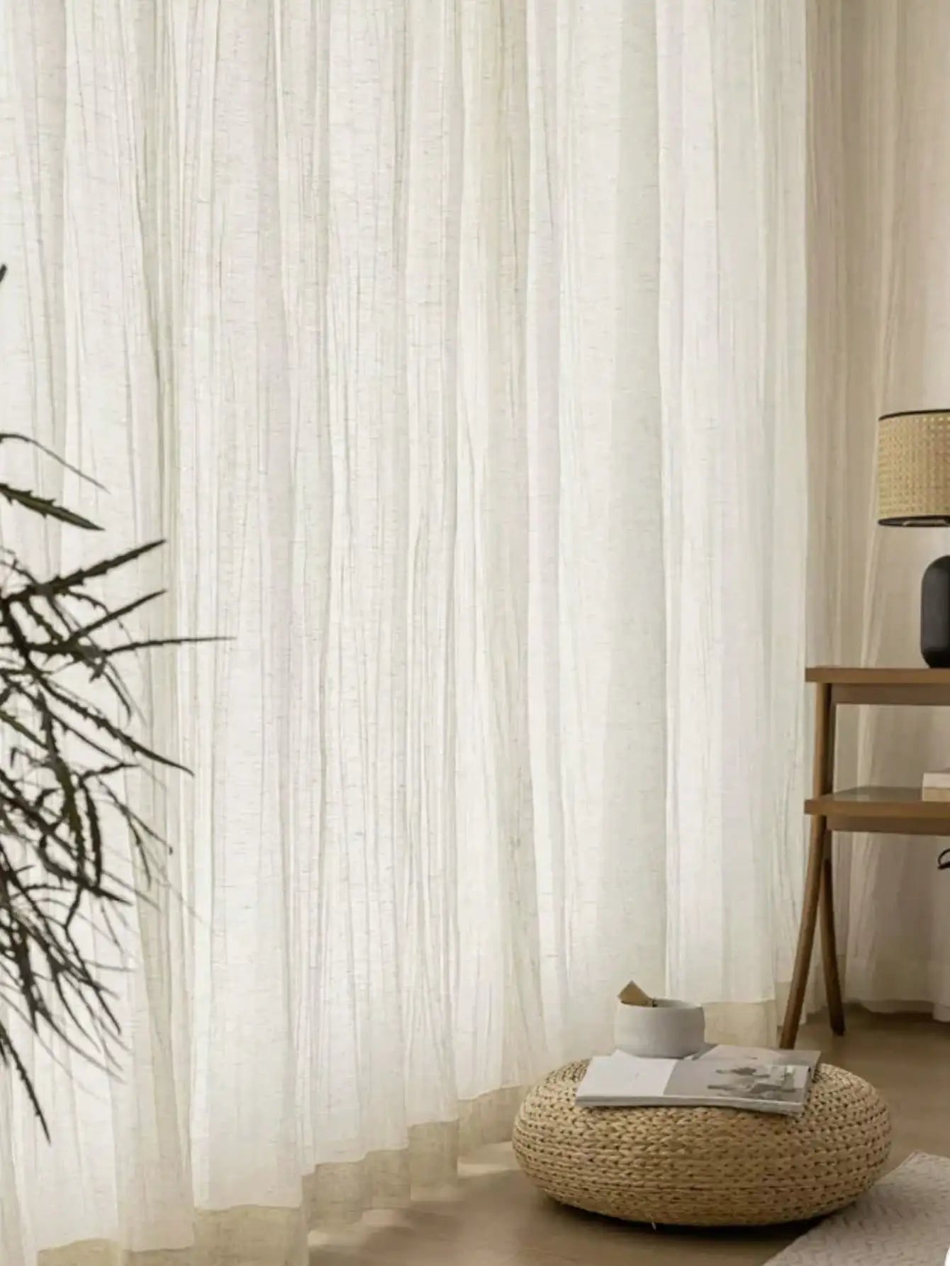 Modern Curtain – Luxury, Linen, Blackout, Breathable, Living Room and Bedroom, Thermal Insulation
