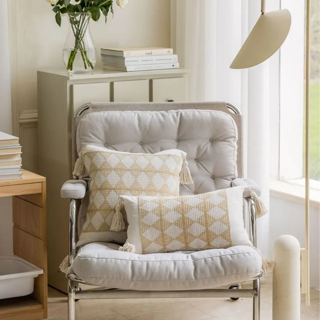 Decorative American Jacquard Cushion Cover