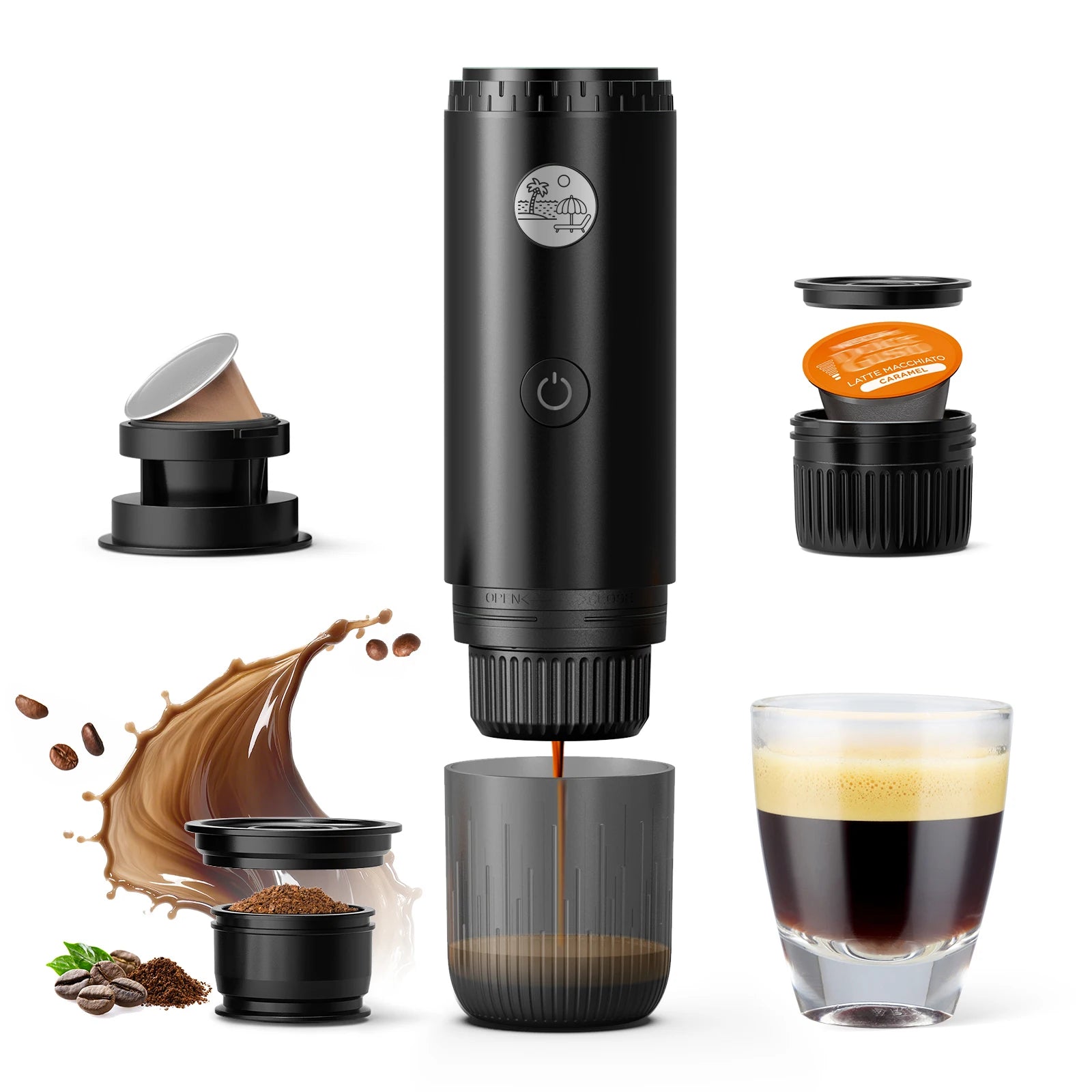 3-in-1 portable espresso machine