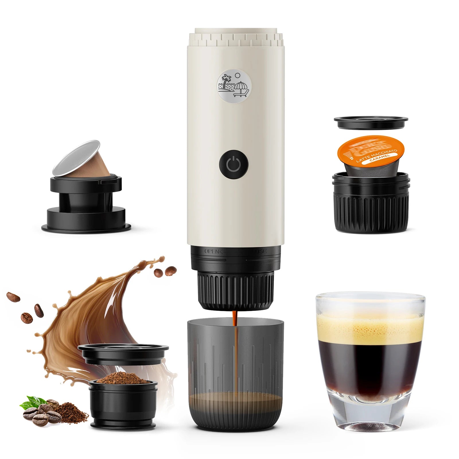 3-in-1 portable espresso machine