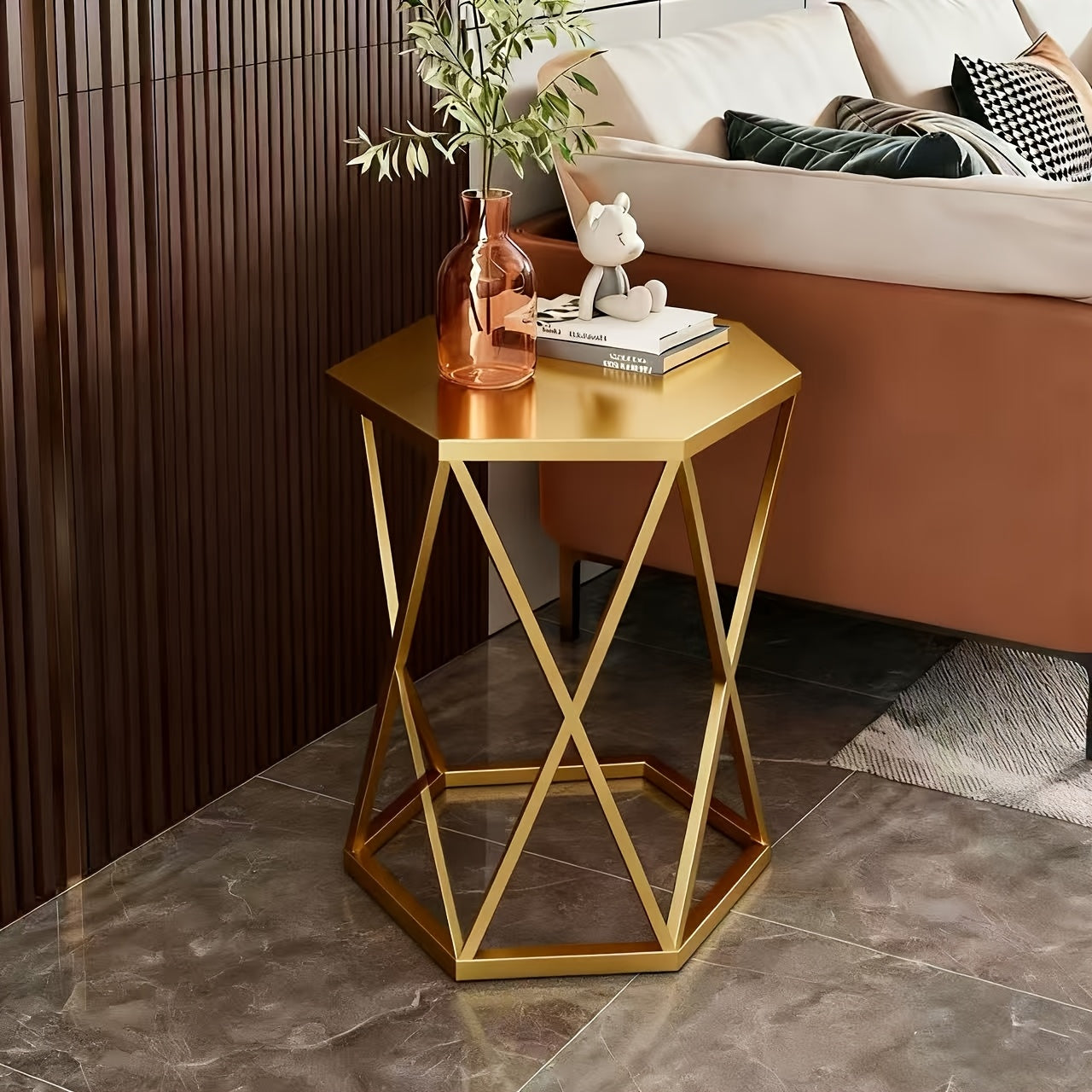 Handcrafted Iron Floor Flower Stand – Lightweight Luxury Style